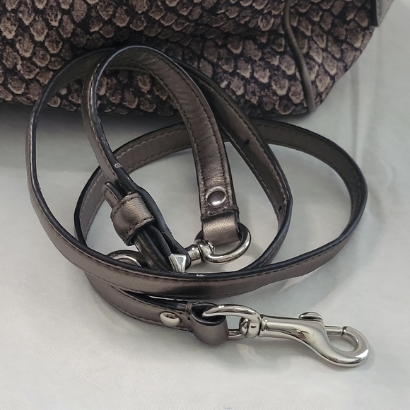 Coach Taylor Snake Print Satchel Crossbody NWOT - Picture 14 of 17